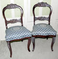 111545 VICTORIAN MAHOGANY SIDE CHAIRS