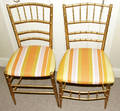 111524 GILT WOOD BALLROOM CHAIRS