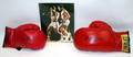 110381 MUHAMMAD ALI  BILLY CONN SIGNED BOXING GLOVES