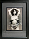 110392 AUTOGRAPHED PHOTO OF JANET JACKSON