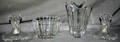 102456 WATERFORD CRYSTAL CANDLESTICKS  VASES