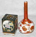 091358 SAT SUMA PORCELAIN VASE  INCENSE BURNER