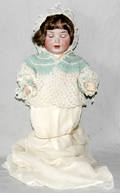 091337 BISQUE HEAD  COMPOSITION BODY GIRL BABY DOLL
