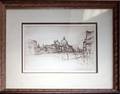 092331 ETCHING VENETIAN CANAL SCENE 8x105