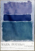 12386 MARK ROTHKO LITHOGRAPH MARK ROTHKO VENEZIA