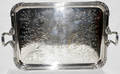 11410 SILVERPLATE SERVING TRAY C1920 W 18 L 27