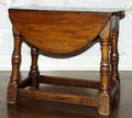 122455 ENGLISH OAK DROPLEAF TABLE 19TH CENTURY