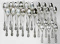 111563 REED  BARTON SILVER TEA  DEMI TASSE SPOONS
