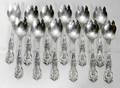 111562 REED  BARTON STERLING SILVER ICE CREAM FORKS
