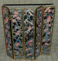 111560 CHINESE LACQUER FIVEPANEL SCREEN