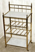 111550 BRASS TIERED STAND
