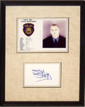 100369 EMINEM MUG SHOT COPY SIGNED SLIM SHADY