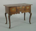 Georgian oak dressing table mid 18th c