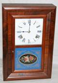 092373 SETH THOMAS WALNUT 8 DAY OGEE BRACKET CLOCK