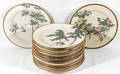 122514 JAPANESE SATSUMA STYLE SERVICE PLATES
