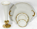121511 ROSENTHAL PORCELAIN VASE  PLATTER  ASHTRAYS
