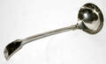 111622 ENGLISH SHEFFIELD PLATE SILVER PUNCH LADLE