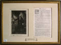 Two framed prints of George Washington and Ulysses Grant