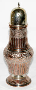 111618 SHEFFIELD PLATE SUGAR CASTER