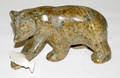 101553 INUIT STONE CARVING OF FISHING BEAR