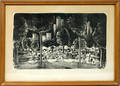 101537 JOHN F STEUVALL LITHOGRAPH CARNIVAL