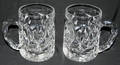 100406 TIFFANY ROCK CRYSTAL BEER MUGS