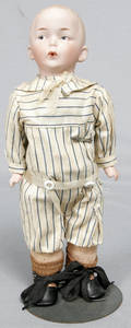 093091 HEUBACH BISQUE HEAD  COMP WHISTLER DOLL