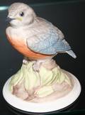 092404 BOEHM BISQUE FIGURE BABY BLUEBIRD 442