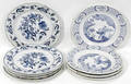 12469 OLD CHELSEA BLUE DANUBE ONION PORCELAIN PLATES