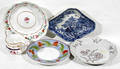 10517 ENGLISH PORCELAIN GROUPING EIGHT PIECES