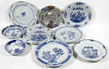 10510 CHINESE PORCELAIN GROUPING 19TH C 9 PCS