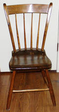 121546 AMERICAN HICKORY SPINDLEBACK SIDE CHAIR