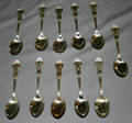 102565 STERLING TEA SPOONS
