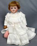 093115 KIDDIE JOY GERMAN BISQUE HEAD  CLOTH DOLL