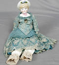 093105 GERMAN STYLE BISQUE HEAD  CLOTH BODY DOLL