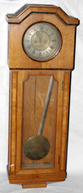 091492 VIENNESE OAK REGULATOR CLOCK
