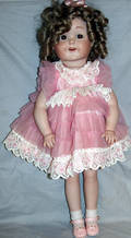 090458 JOINTED BODY PORCELAIN DOLL