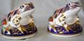 092439 ROYAL CROWN DERBY PORCELAIN FROGS H43 L4