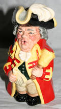 120580 ROYAL DOULTON PORCELAIN TOBY JUG TOWN CRIER