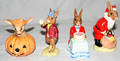 120577 ROYAL DOULTON PORCELAIN BUNNYKINS 4 PCS