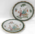 112498 ENGLISH EXPORT PORCELAIN PLATES