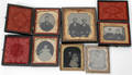 112494 DAGUERREOTYPES PORTRAITS OF ADULTS  CHILDREN