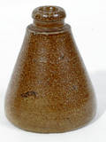 101646 AMERICAN STONEWARE HAND THROWN INK BOTTLE