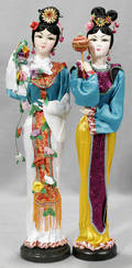 093141 JAPAN DOLLS SILK CLOTHING  CLOTH BODIES
