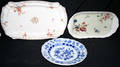 10568 LIMOGES PORCELAIN TRAYS  MEISSEN PLATE