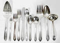 121627 WM ROGERS DECO STYLE SILVERPLATE FLATWARE