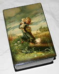 112559 RUSSIAN PAINTED LACQUER BOX