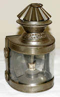 101679 BARTONS ANTIQUE TIN MAST  HEAD LAMP