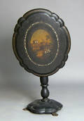 Victorian painted candlestand