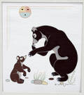 100522 GERALD NAILOR PRINT MOTHER BEAR  CUB